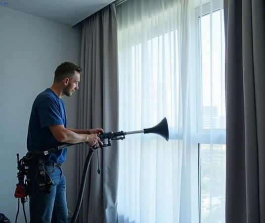 Professional curtain steam cleaning process equipment Matty Curtain Cleaning batesford-vic